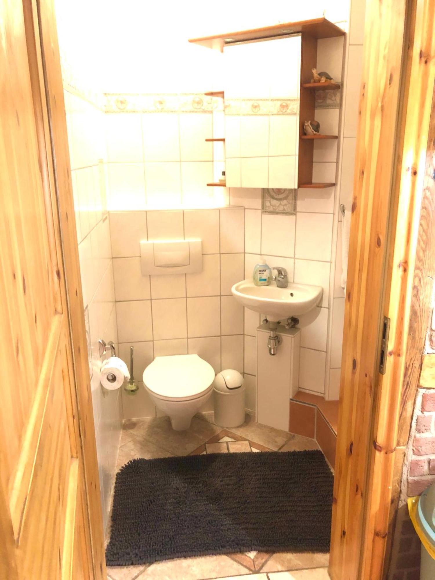 Altes Landhaus Oste, Klavier Appartement, 2 Zimmer Mit Kamin Hemmoor Luaran gambar